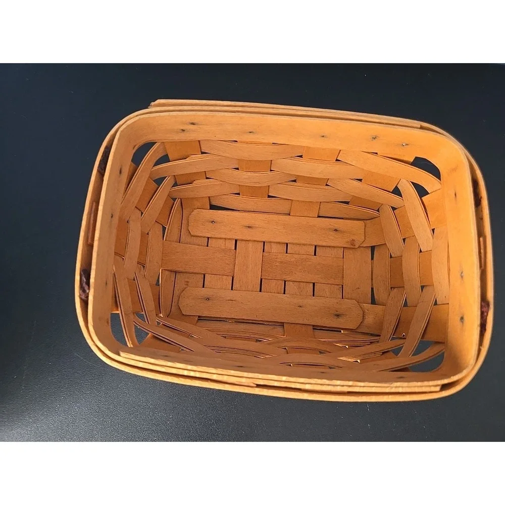 Longaberger‎ 2001 Tea Foremost Basket Handwoven Ohio USA